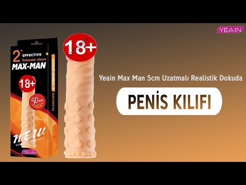 Yeain Max Man 5cm Uzatmalı Realistik Dokuda Penis Kılıfı-914