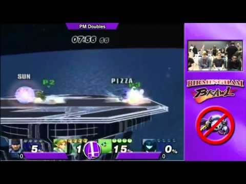 Birmingham Brawl 4 PM Doubles - Bombs Over Nintendo (Blue) vs. BillyP + NOBA (Green)