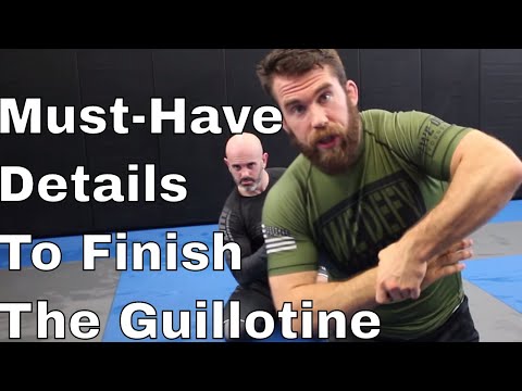 Guillotine Choke from Full Guard (Every White Belt Should Know This One)