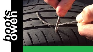 Tyre puncture plug repair | Easy how to | screw removal