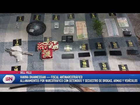 ALLANAMIENTOS POR NARCOTRÁFICO CON DETENIDOS Y SECUESTRO DE DROGAS, ARMAS Y VEHÍCULOS