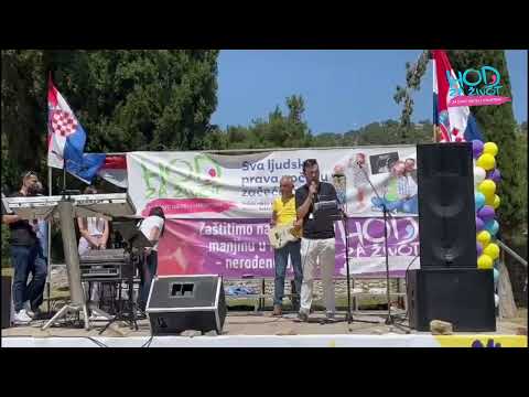 Split, Hod za život, 21. 5. 2022. -  govor Miro Vuković
