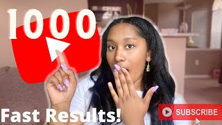 How To Get 1000 Subscribers On YouTube Fast *In 90 Days*