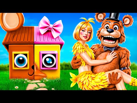 We Build a Tiny House for Freddy Fazbear! Five Nights at Freddy's!
