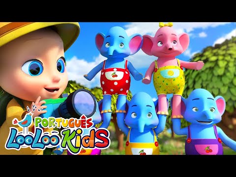 Um Elefante se Balançava+Looby Loo- Músicas Infantis Divertidas - LooLoo Kids Português