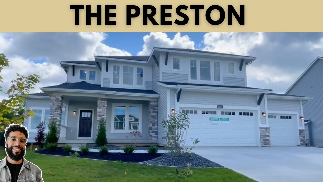 GORGEOUS New Construction Home Tour Near Grand Rapids Michigan | 4 bed home w/ designer kitchen
