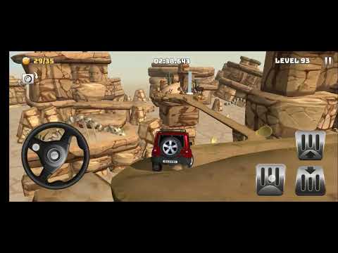 Mountain Climb 4x4: Impossible Stunts RED SUV Unlocked Levels 93 | Android GamePlay | King games |