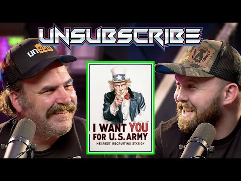 Bad Military Recruiter Stories ft. The Fat Electrician & Donut Operator | Unsubscribe Podcast Clips
