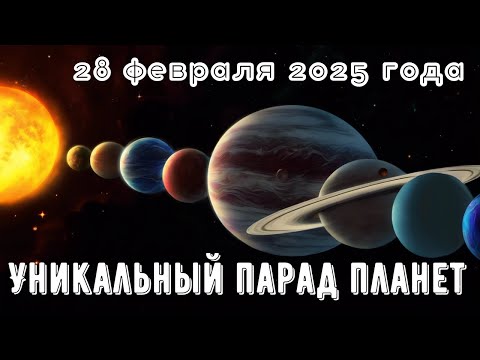 парад планет 28 февраля 2025 года