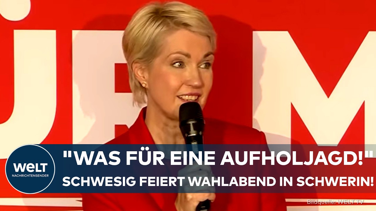 SPD KÄMPFT SICH ZURÜCK: "Was eine Aufholjagd!" Manuela Schwesig jubelt! Kopf-an-Kopf-Rennen in MV!
