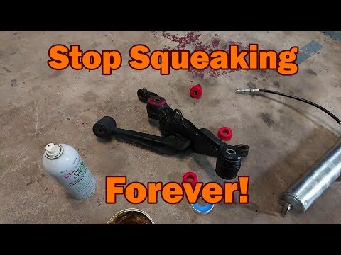 How to Fix Polyurethane Bushing Squeak Permanently