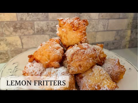 LEMON FRITTERS Recipe | Miške | Fritule | Mini Fried Donuts | Fried Dough Balls