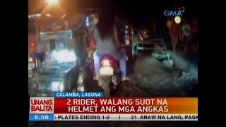 UB: 2 rider, walang suot na helmet ang mga angkas