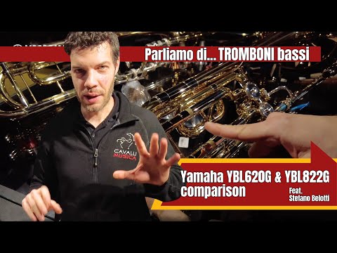Yamaha YBL620G & YBL822G comparison Bass Trombone  Feat. Stefano Belotti