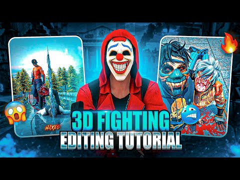 Free Fire 3D Fighting Reels Editing Tutorial 🔥 | Free fire 3d Animation Shorts Editing Tutorial 🤯