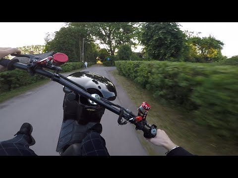 RIDE WITH PIAGGIO NRG 86CC | CRASH???