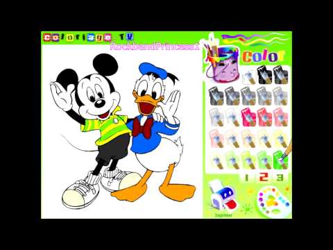 comment colorier mickey