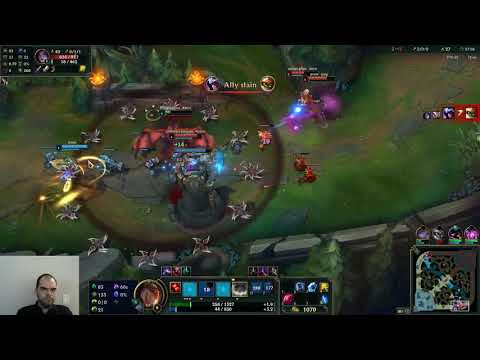 Swain vs Kaisa, bottom lane, with commentary