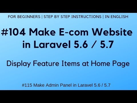 7 Make Admin Panel in Laravel 5 6 | Display Error Message on Login Failure | Logout Process