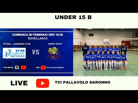 U15B : TCI PALLAVOLO SARONNO - Agorà Volley 3/0