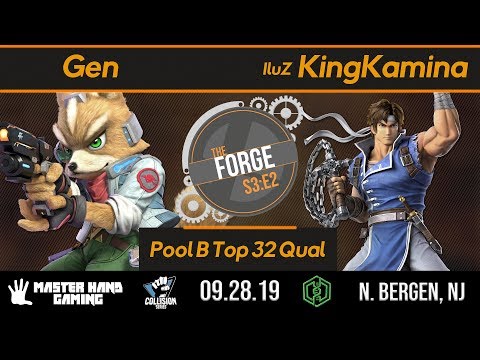 The Forge S3:E2 - Gen (Palutena, Fox) Vs. IluZ | KingKamina (Richter) - Pool B - W Qualifier
