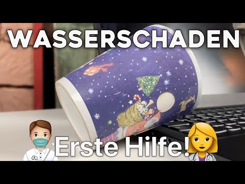 Wasser über Laptop gekippt - Wasserschaden noch zu verhindern? - Erste Hilfe