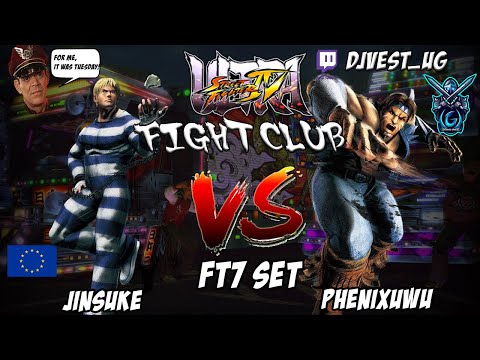 USF4 Fight Club Exhibition Series - Jinsuke VS Phenixuwu FT7 Set (EU Set)