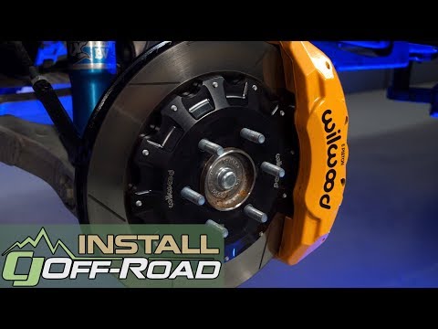 F-150 Wilwood Front Disc Brake Kit TX6R 6-Piston With 15.5" Slotted Rotors 2010-2019 Installation
