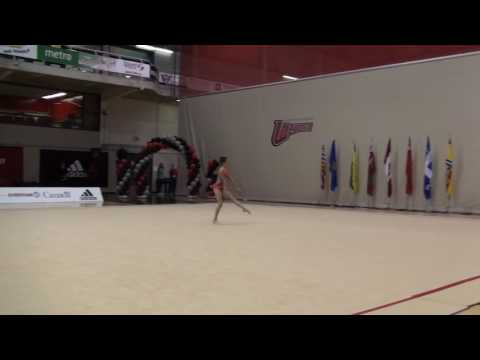 Elizabeth Savchenko Novice Free QC 2016 Canadian Championships RG