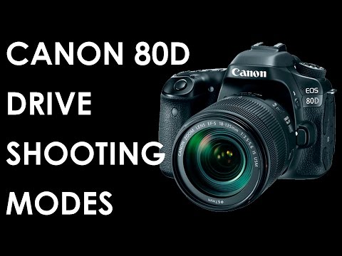 Canon 80D SHOOTING MODES EXPLAINED
