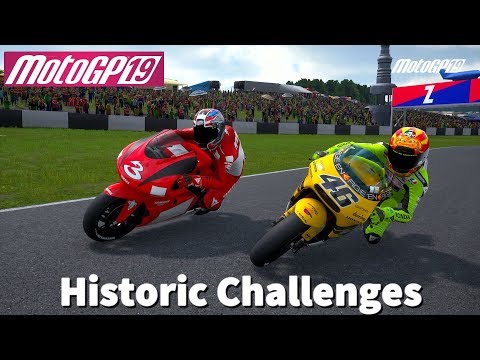 MotoGP 19 | Historic Challenges #1 | Rossi at Donington Park Circuit | 500cc