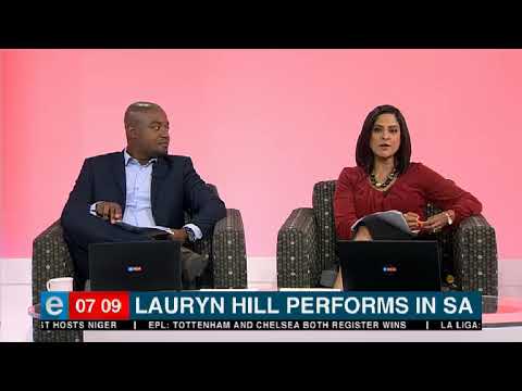 Lauryn Hill performs in South Africa