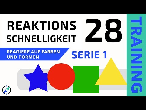 Reaktionstraining 28 - Reagiere auf Formen und Farben