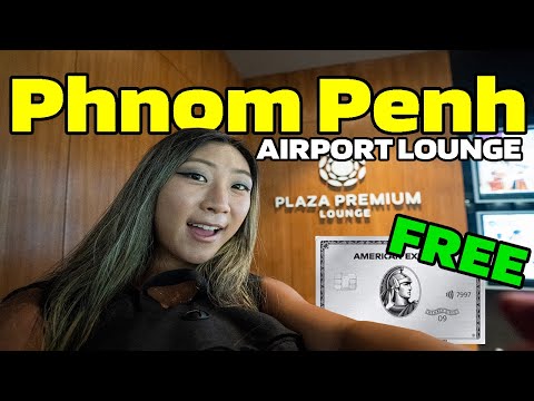 Plaza Premium Lounge no Aeroporto Internacional de Phnom Penh, Camboja 🇰🇭 | ACESSO AO CARTÃO AMEX PLATINUM 💳