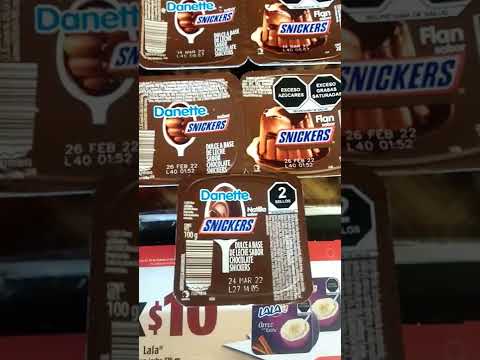colaboración #Danette y #Snickers