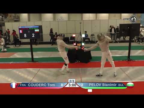 European Championships 2023 CMS - L32 - Tom Couderc FRA v Stanimir Pelov BUL
