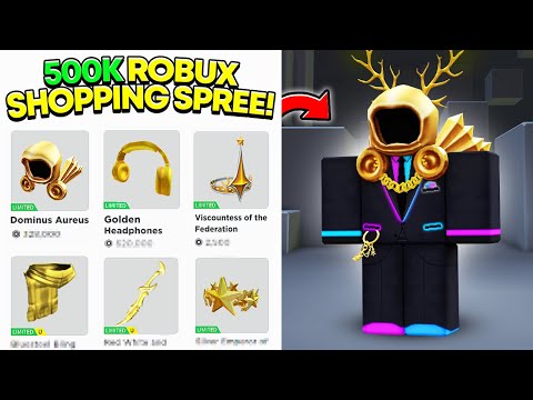 500K Robux Shopping Spree!