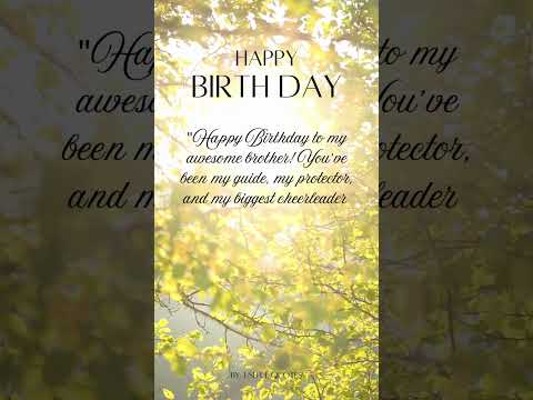 Happy Birthday wishes for Brother | 4