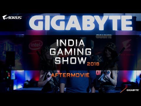 AORUS INDIA | India Gaming Show 2018 Bangalore