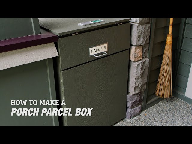 How to Make a DIY Package Drop Box