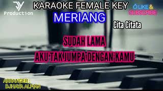 Download lagu Cita Citata - Meriang (Karaoke Version) Nada Cewek mp3