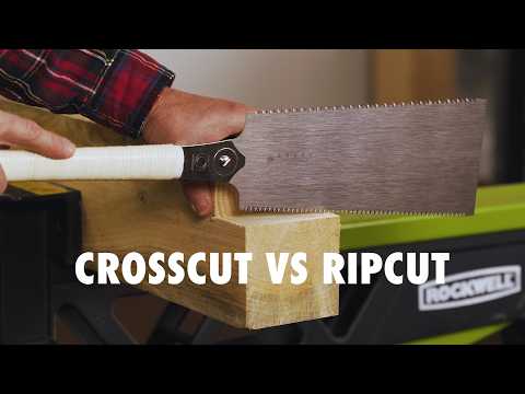 Crosscut vs rip cut saws: Understanding the difference