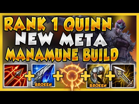 #1 QUINN SHOWS YOU WHY THIS MANAMUNE BUILD IS OP (HIGHEST POSSIBLE DAMAGE BUILD) - League of Legends