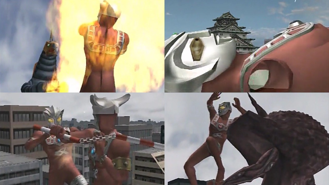 【ウルトラマンFE3】アストラやられ名場面集　Ultraman Fighting Evolution 3