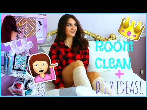 Cleaning my ROOM +  DIY ROOM ORGANIZATION IDEAS + Tips & TRICKS Video