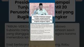 Di Hadapan Uang Sitaan Rp 6,6 Triliun, Prabowo Sentil 20 Perusahaan Sawit Nakal yang Rugikan Negara