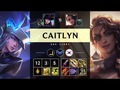 Caitlyn ADC vs Samira - KR Diamond Patch 25.05