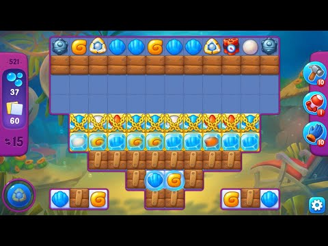 fishdom LEVEL 521 SUPER HARD