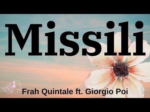 Frah Quintale ft. Giorgio Poi - Missili | English Lyrics |#frahquintale #giorgiopio #lyrics #tiktok