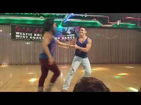 웨스트 코스트 스윙(웨코) 데모 디에고 & 제시카 Diego and Jessica - west coast swing  dance demo - westie korea